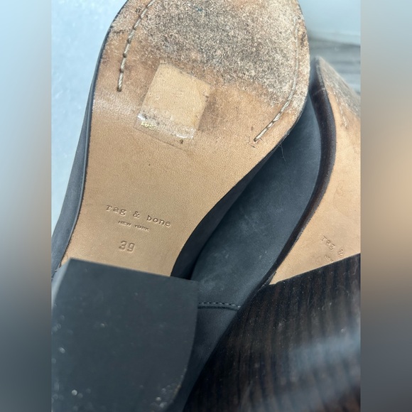 Rag and Bone Harrow suede ankle boots size 39 Dark Gray - Picture 10 of 11